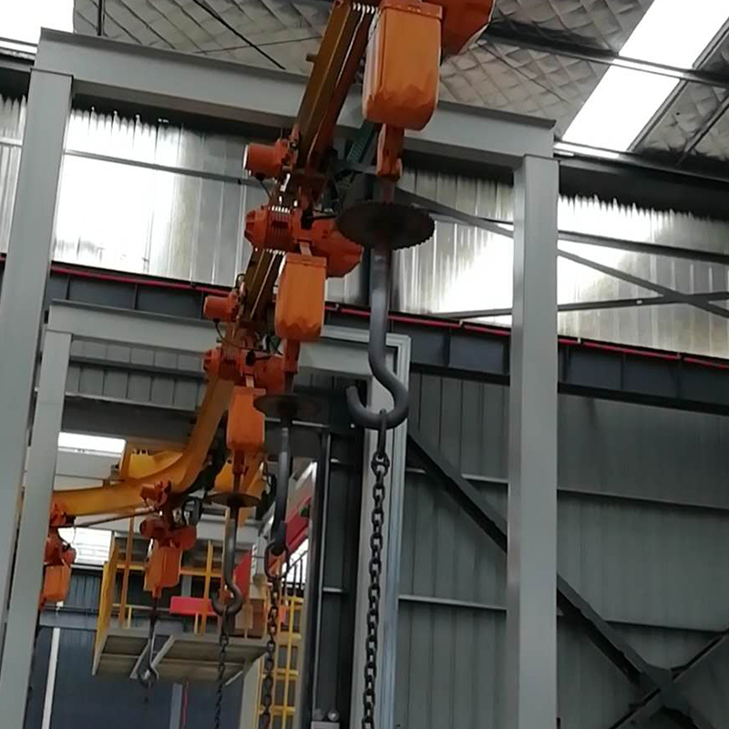 모터 케이싱용 스프레이 코팅 라인